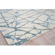 Mystic Hand-Tufted New Zealand Wool Blue/Silver 8'x10' Area Rug
