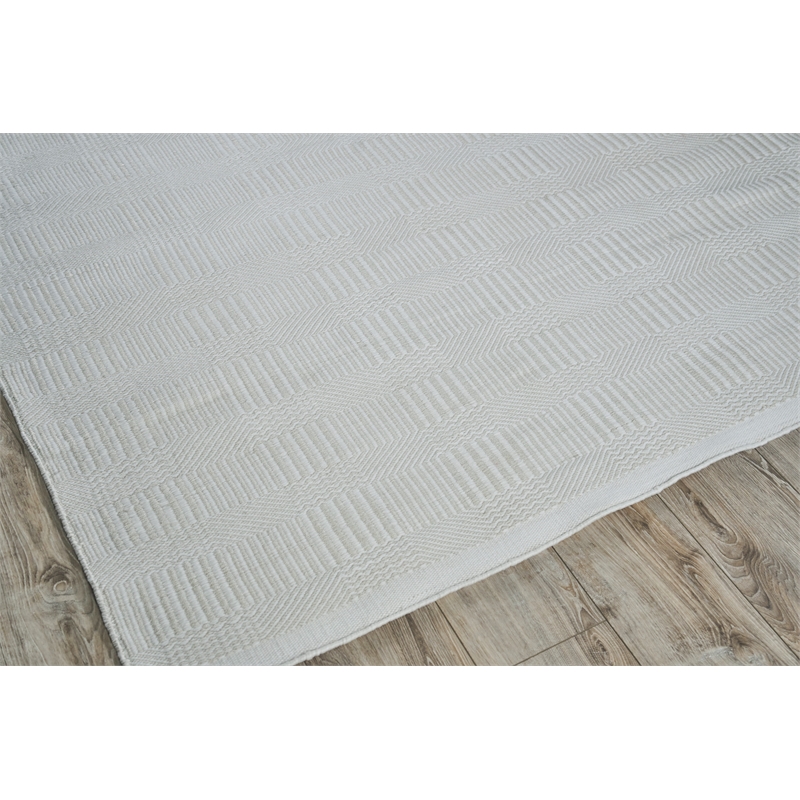 Naples Flatweave Pet Light Beige 2'x3' Area Rug