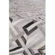 Natural Hide Hand-Tufted Leather Hide Silver/Ivory 11'6