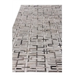 Natural Hide Hand-Tufted Leather Hide Silver/Ivory 13'6