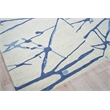 Mystic Hand-Tufted New Zealand Wool Navy 10'x10' Square Area Rug