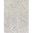 Natural Hide Hand-Tufted Leather Hide Ivory/Beige/Red/Multi 9'6