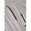 Natural Hide Hand-Tufted Leather Hide Silver/Blue 9'6