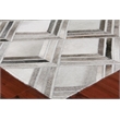 Natural Hide Hand-Tufted Leather Hide Gray/Brown/Multi 5'x8' Area Rug