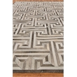 Natural Hide Hand-Tufted Leather Hide Gray/Ivory 9'6