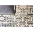 Natural Hide Hand-Tufted Leather Hide Gray/Ivory 9'6