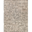 Natural Hide Hand-Tufted Leather Hide Gray/Ivory 9'6