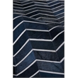 Natural Hide Hand-Tufted Leather Hide Blue/Multi 13'6