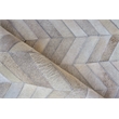 Natural Hide Hand-Tufted Leather Hide White/Silver 9'6