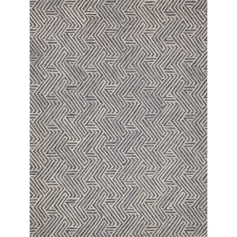 Naturals Hand-Tufted New Zealand Wool Gray/Ivory 4'x6' Area Rug