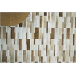 Natural Hide Hand-Tufted Leather Hide Beige 13'6