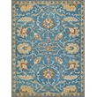 Newport Hand-Tufted New Zealand Wool Blue/Ivory 8'x10' Area Rug