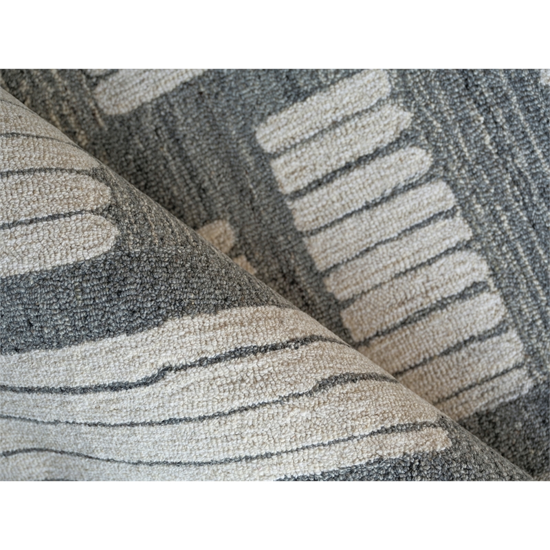 Naturals Hand-Tufted New Zealand Wool Ivory/Silver 14'x18' Area Rug