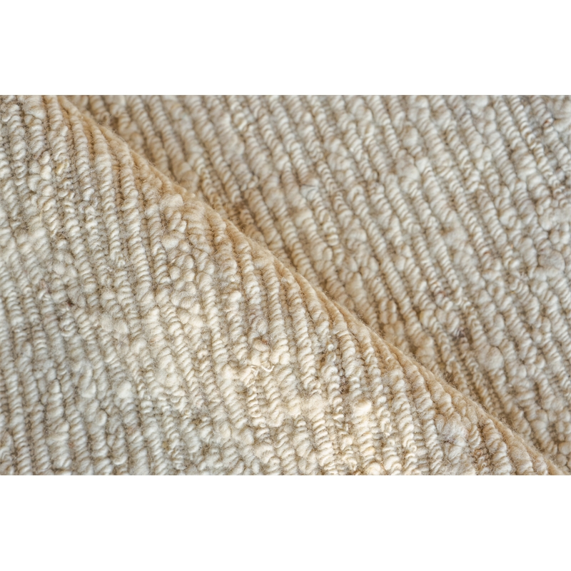 Navarra Handloomed New Zealand Wool Ivory 8'x10' Area Rug