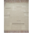 Nicada Hand-Tufted New Zealand Wool Silver/Ivory 8'x10' Area Rug