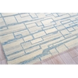 Naturals Hand-Tufted New Zealand Wool Blue/Ivory 12'x15' Area Rug
