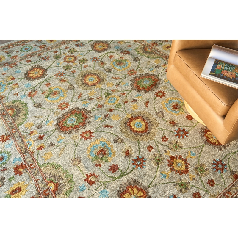 Newport Hand-Tufted New Zealand Wool Beige 12'x15' Area Rug