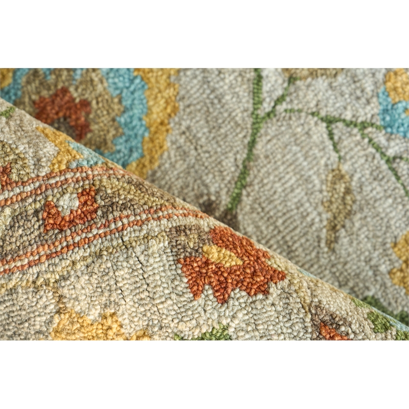 Newport Hand-Tufted New Zealand Wool Beige 9'x12' Area Rug