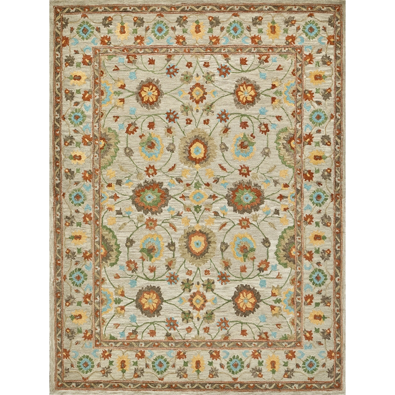 Newport Hand-Tufted New Zealand Wool Beige 9'x12' Area Rug