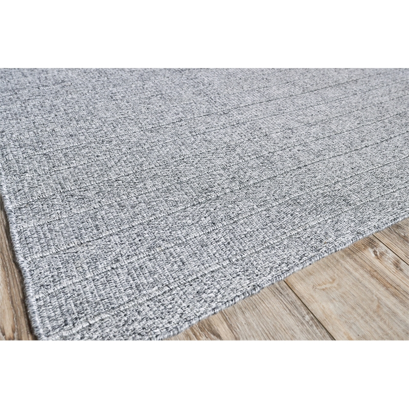 Flatweave Pet Gray 5'x8' Area Rug