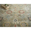 Oxford Hand-Knotted Ghazni Wool Light Green 10'x14' Area Rug