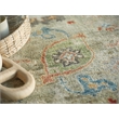 Oxford Hand-Knotted Ghazni Wool Light Green 12'x15' Area Rug