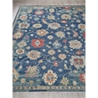 Oxford Hand-Knotted Ghazni Wool Blue 10'x14' Area Rug
