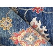 Oxford Hand-Knotted Ghazni Wool Blue 10'x14' Area Rug
