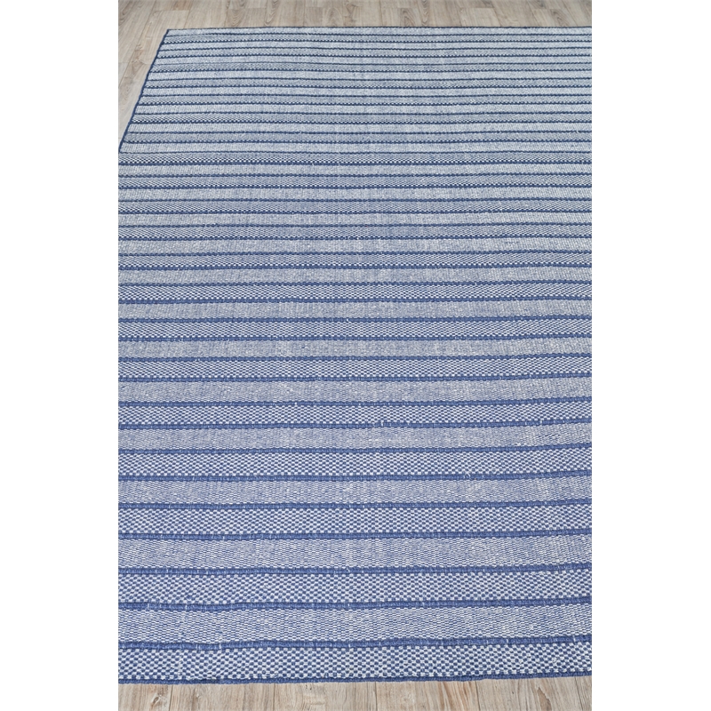 Flatweave Pet Blue 6'x9' Area Rug
