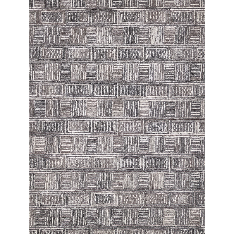 Naturals Hand-Tufted New Zealand Wool Charcoal 5'x8' Area Rug