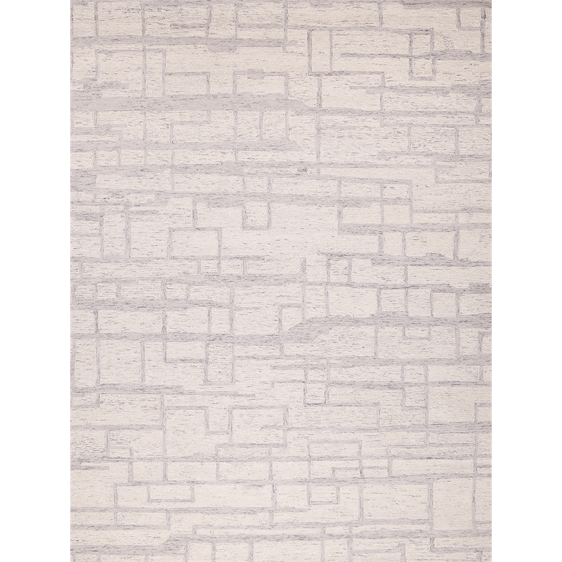 Naturals Hand-Tufted New Zealand Wool Ivory/Gray 9'x12' Area Rug