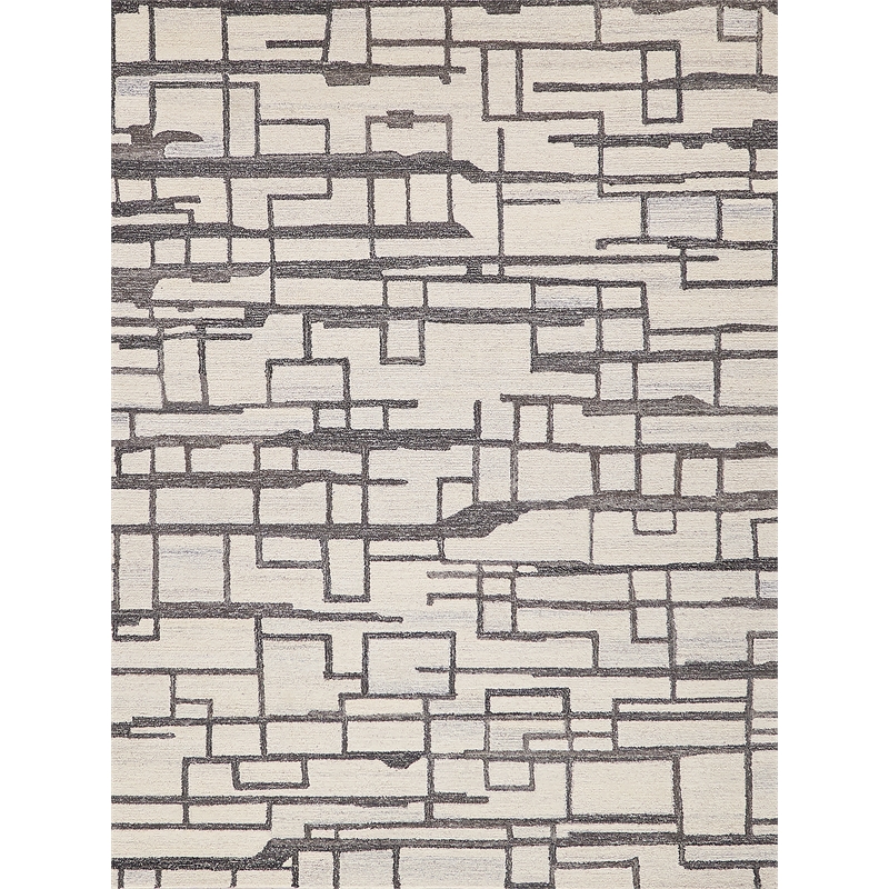 Naturals Hand-Tufted New Zealand Wool Charcoal 5'x8' Area Rug