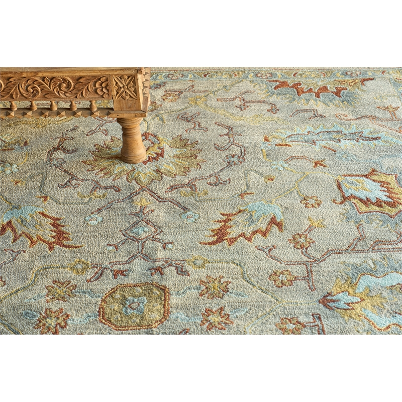 Newport Hand-Tufted New Zealand Wool Beige/Brown 14'x18' Area Rug