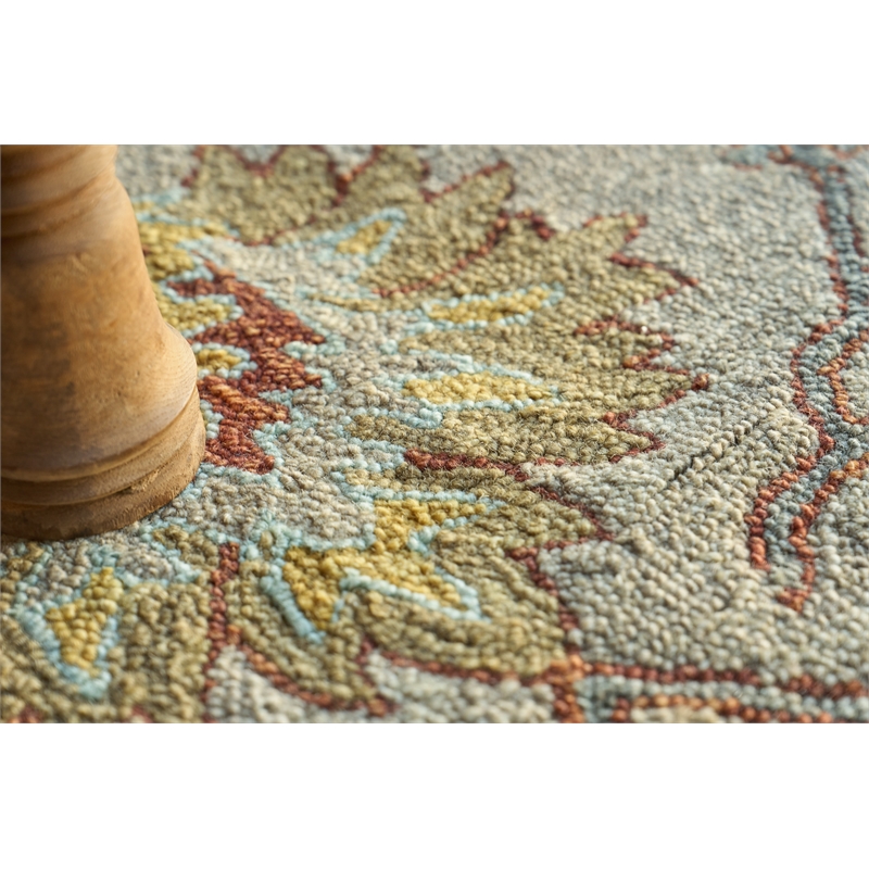 Newport Hand-Tufted New Zealand Wool Beige/Brown 14'x18' Area Rug