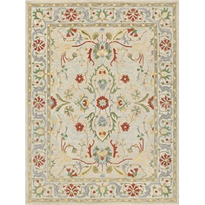 Newport Hand-Tufted New Zealand Wool Beige 6'x9' Area Rug