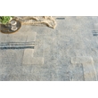 Nicada Hand-Tufted New Zealand Wool Blue/Ivory 8'x10' Area Rug