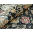 Oxford Hand-Knotted Ghazni Wool Black 6'x9' Area Rug