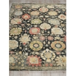 Oxford Hand-Knotted Ghazni Wool Black 9'x12' Area Rug