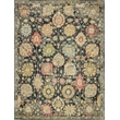 Oxford Hand-Knotted Ghazni Wool Black 9'x12' Area Rug