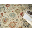 Oxford Hand-Knotted Ghazni Wool Ivory/Gray 10'x14' Area Rug