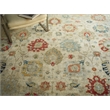 Oxford Hand-Knotted Ghazni Wool Ivory/Gray 10'x14' Area Rug