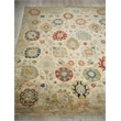 Oxford Hand-Knotted Ghazni Wool Ivory/Gray 9'x12' Area Rug