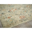 Oxford Hand-Knotted Ghazni Wool Gray 10'x14' Area Rug