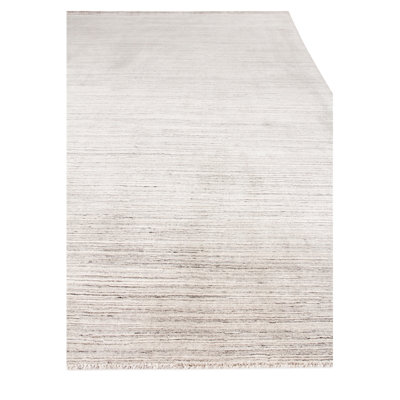 Palazzo Handloomed Wool/Bamboo Silk Dark Gray/Gray 6'x9' Area Rug