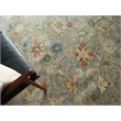 Oxford Hand-Knotted Ghazni Wool Light Blue 14'x18' Area Rug