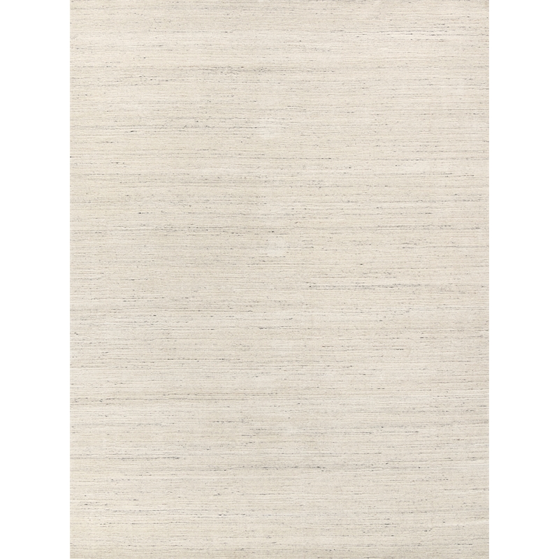 Palazzo Handloomed Wool/Bamboo Silk Light Gray/Gray 10'x14' Area Rug
