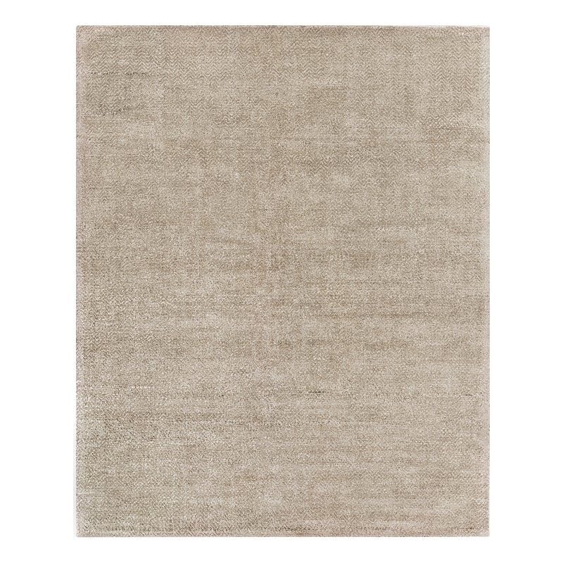 Pavo Handloomed Tencel Beige 12'x15' Area Rug