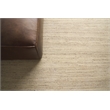 Palazzo Handloomed Wool/Bamboo Silk Light Gray/Beige 12'x15' Area Rug