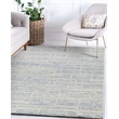 Park City Hand-Tufted New Zealand Wool Blue/Ivory 6'x9' Area Rug