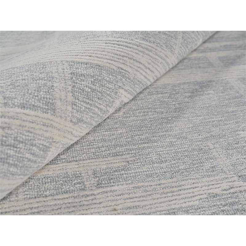 Park City Hand-Tufted New Zealand Wool Light Gray/Ivory 14'x18' Area Rug